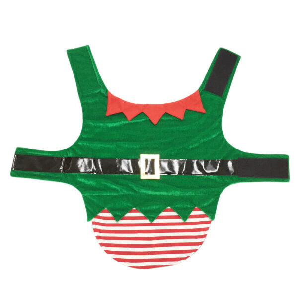 Fashion Christmas Clothes Green Elf Pet Dog Christmas Costume - Image 4