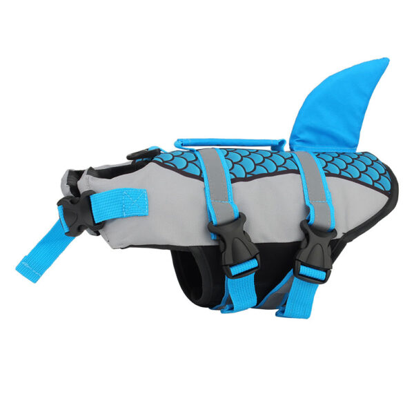 Swim Pet Dog Life Jacket Vest Clothes Life Vest Collar Harness Pets Swimming Summer Swimwear Scales Shark Pet Products - Image 9