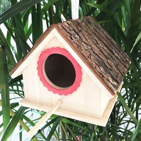 Bird House Bird Nest Outdoor Tree Parrot Breeding Box - Image 4