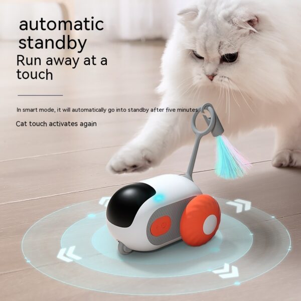 Remote Control Interactive Cat Car Toy USB Charging Chasing Automatic Self-moving Remote Smart Control Car Interactive Cat Toy Pet Products - Image 5