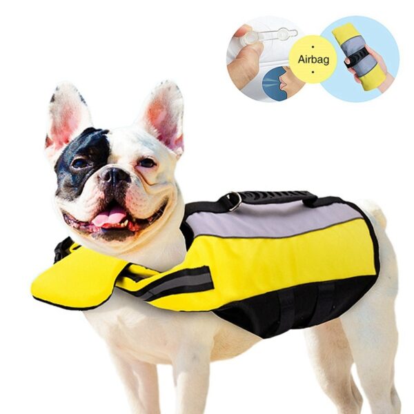 Pet Reflective Airbag Nylon Life Jacket - Image 5