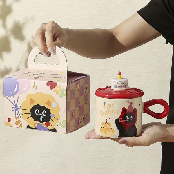 Gift Box With Hand Gift Birthday Gift Breakfast Cup - Image 9