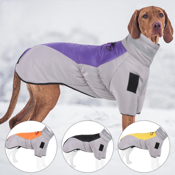 New Pet Dog Clothes Thickened With Reflective Warmth Pet Supplies - Image 3