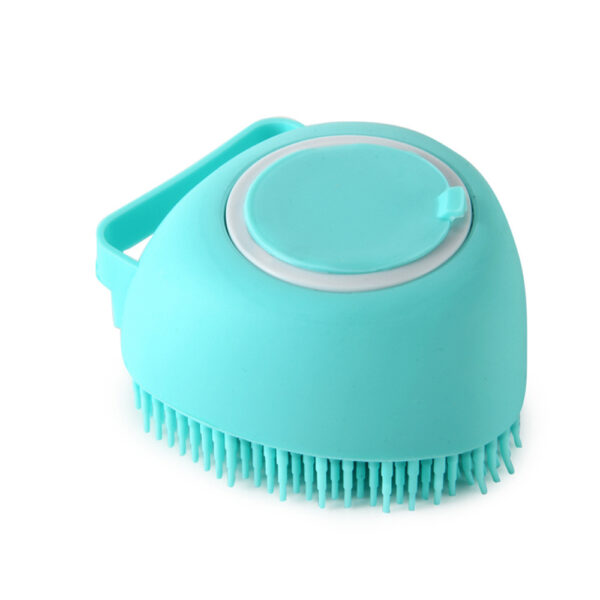 Silicone Dog Bath Massage Gloves Brush Pet Cat Bathroom Cleaning Tool Comb Brush For Dog Can Pour Shampoo Dog Grooming Supplies - Image 4