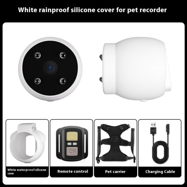 Pets Recorder Pet Tracker Collar Dogs And Cats Viewing Angle Motion Recording Camera Action Camera With Video Records Cat Collars Camera Sport Pet Products - Image 2