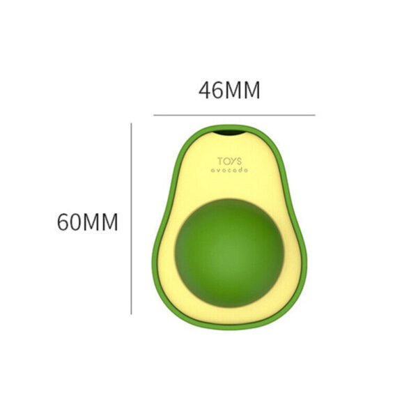 Cute Avocado Catnip Toys Cat Teeth Cleaning Toy Cat Supplies Catnip Mini Cat Treat Toys Interactive Pet Toys Pet Products Pet Avocado Ball Cute Funny Mint Cleaning Teeth Toy For Cat Supplies - Image 10