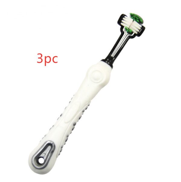 Three Sided Pet Toothbrush Dog Brush Bad Breath Tartar Teeth Care - Image 10