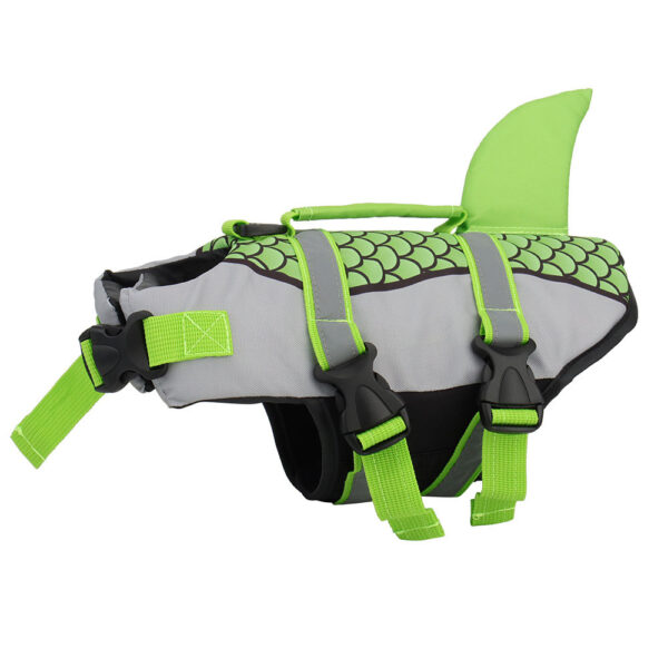 Swim Pet Dog Life Jacket Vest Clothes Life Vest Collar Harness Pets Swimming Summer Swimwear Scales Shark Pet Products - Image 7