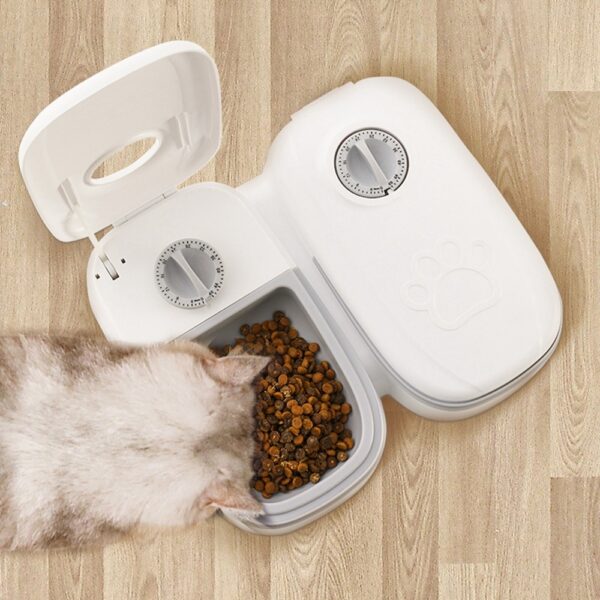 Automatic Pet Feeder Smart Food Dispenser For Cats Dogs Timer Stainless Steel Bowl Auto Dog Cat Pet Feeding Pets Supplies - Image 10