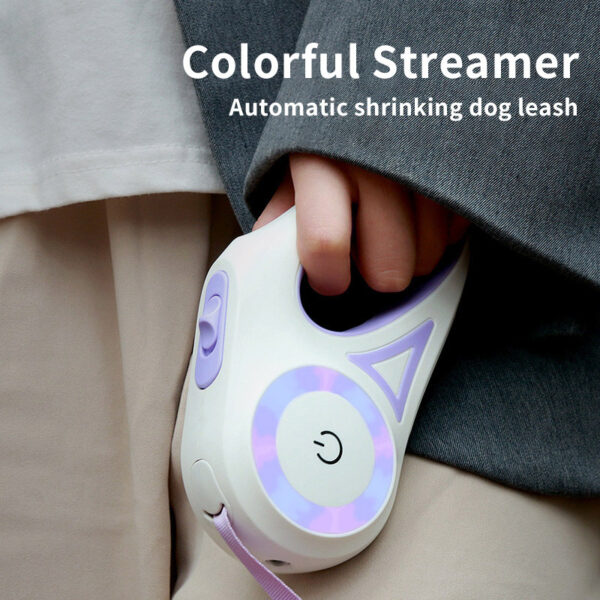 Dog Leash Retractable Leash And Dog Collar Spotlight Automatic Pet Dog Cat Traction Rope For Small Medium Dogs Pet Product - Image 4