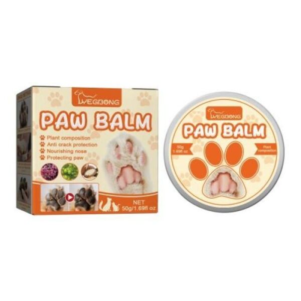 Natural Plant Formula Pet Paw Balm For Cats And Dogs, Softens Dry Paw Pads, Lick-Proof, 1.7 Oz Paw Balm - Image 7