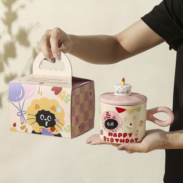 Gift Box With Hand Gift Birthday Gift Breakfast Cup - Image 2