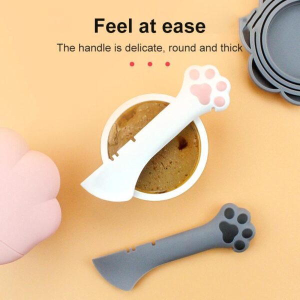 Pet Canned Spoon Jar Opener Puppy FeedingMixing Wet Dry Cat Dog Accessories FeederShovel Tableware Multifunction Pet CannedSpoon Jar Opener Puppy - Image 7