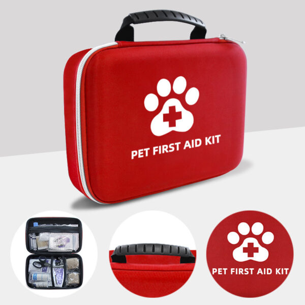 Household Portable Pet Emergency Wound Treatment Storage Bag Set - Image 5