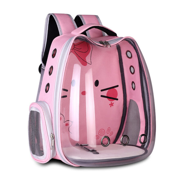 Pet Supplies Pet Backpack Convenient Pet Space Bag Breathable Shoulder Cat Bag Dog Bag - Image 2