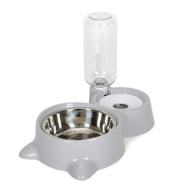 Pet Dog Cat Bowl Fountain Automatic Food Water Feeder Container For Cats Dogs Drinking Pet Articles  Pet Cat Water Dispenser, Automatic Gravity Cat Water Bowl - Image 5