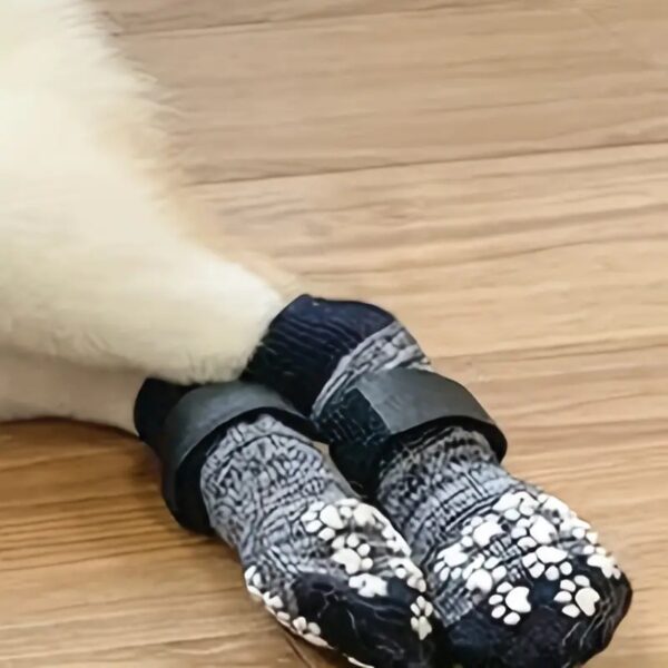 Dog Medium-sized Dog Waterproof Anti-drop Warm Indoor Pet Ankle Sock - Image 4