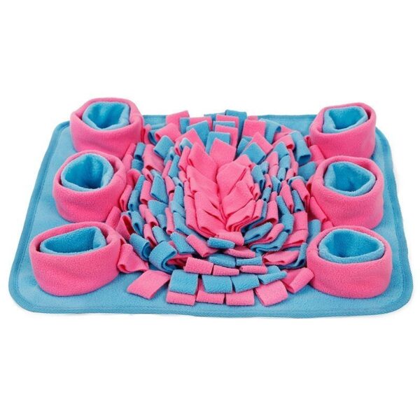 Dog Sniffing Mat Dog Puzzle Toy Pet Snack Feeding Mat Boring Interactive Game Training Blanket Snuffle Feeding Training Mat - Image 4