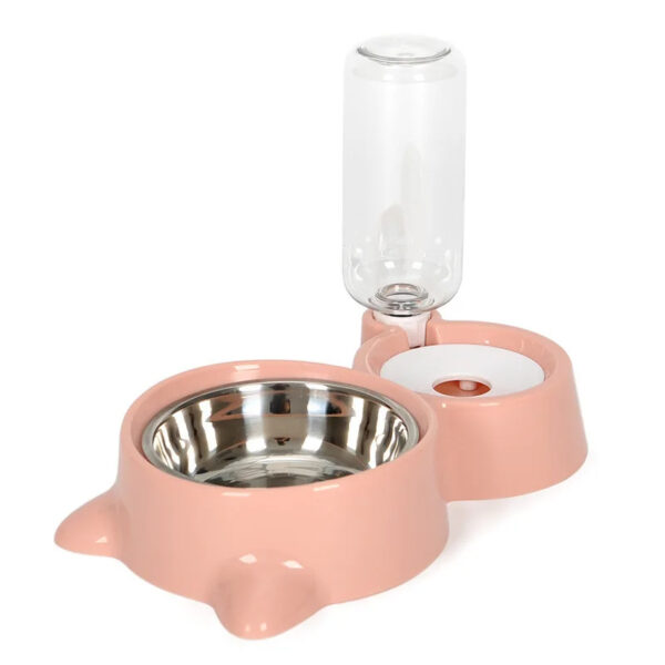 Pet Dog Cat Bowl Fountain Automatic Food Water Feeder Container For Cats Dogs Drinking Pet Articles  Pet Cat Water Dispenser, Automatic Gravity Cat Water Bowl - Image 4